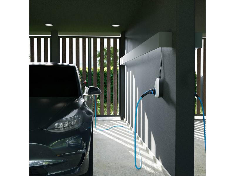 go-e Ladestation Gemini 22 kW Smarte Ladestation 22 kW mit 1.8 Meter Anschlusskabel für dauerhafte Installation