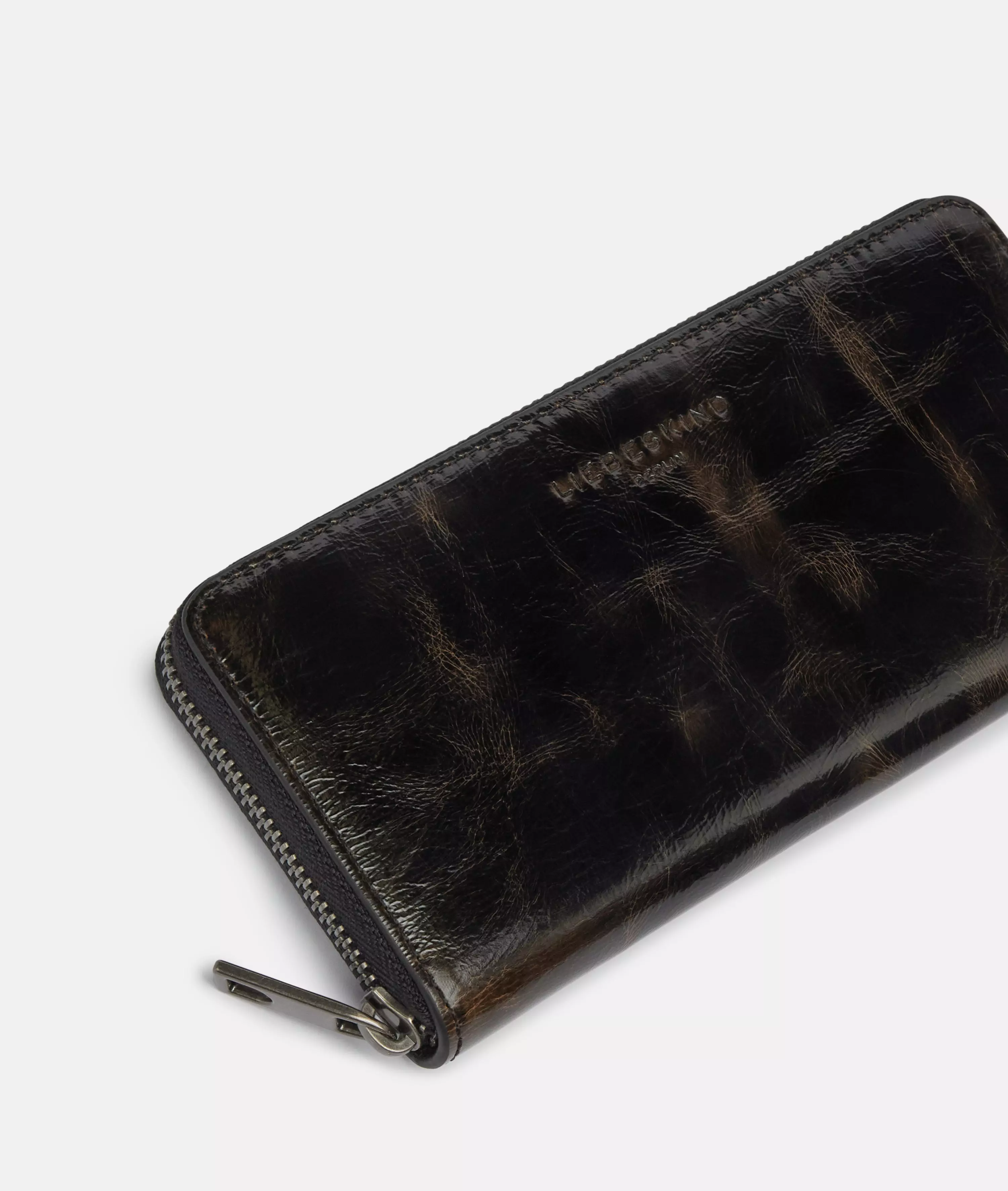 Wallet Large wallet with two-tone effect