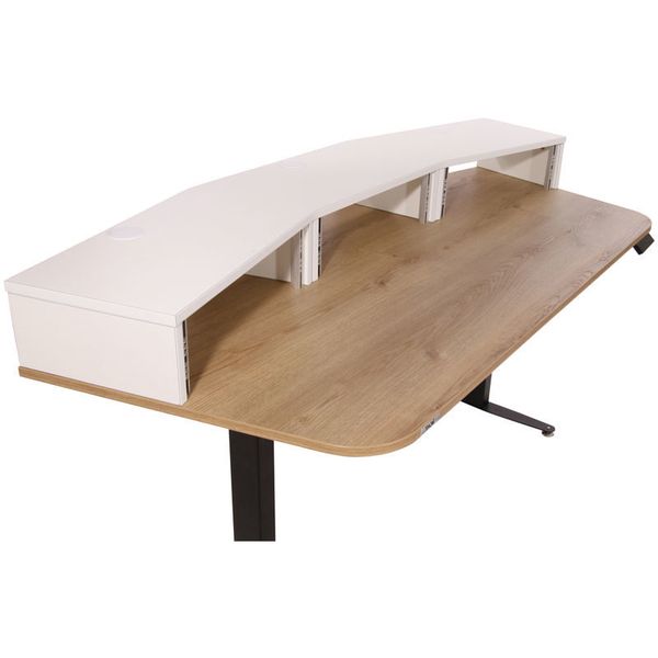 Thon Studio Ext. Desk 3U WH curved
