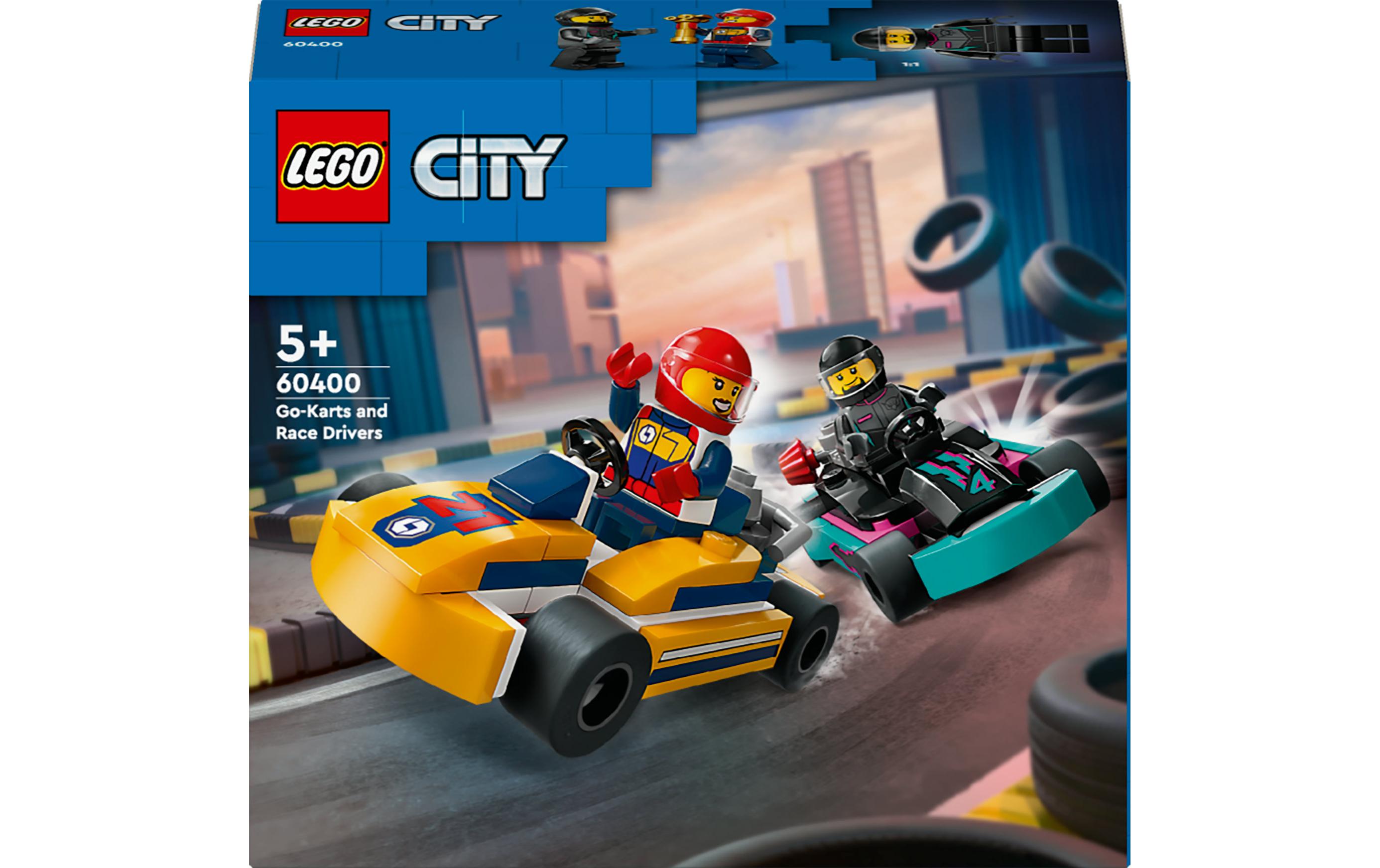 City Go-Karts mit Rennfahrern 60400Rennwagen-Spielset