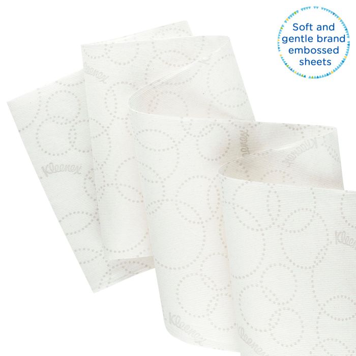 Kleenex 6781 6st Ultra Handdoekenrollen Slimroll 2-Laags wit (6781)