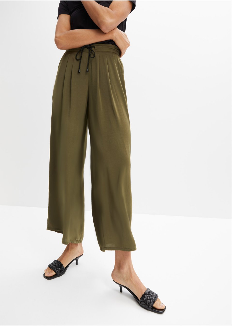 Jupe-culotte en satin