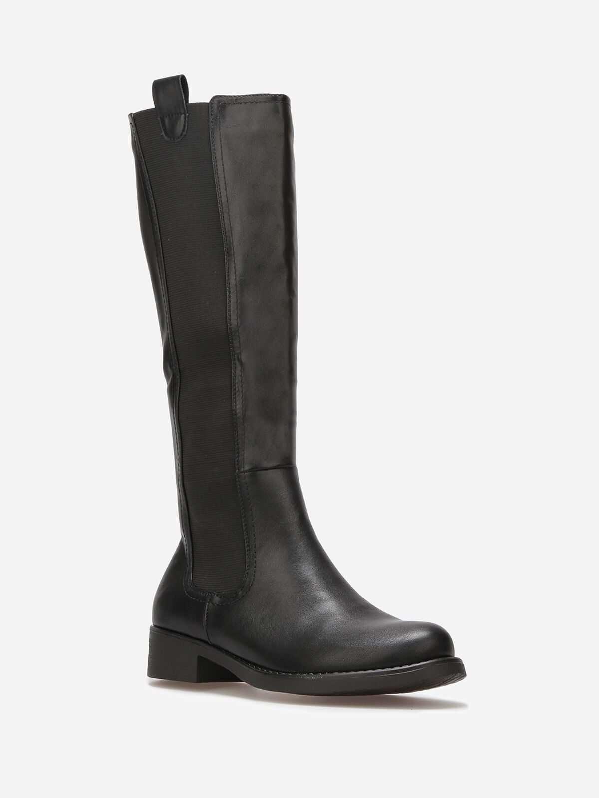 Bottes Chelsea style cavalières- Noir