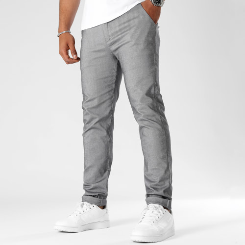 Pantalon Chino Regular 0237 Gris Chiné