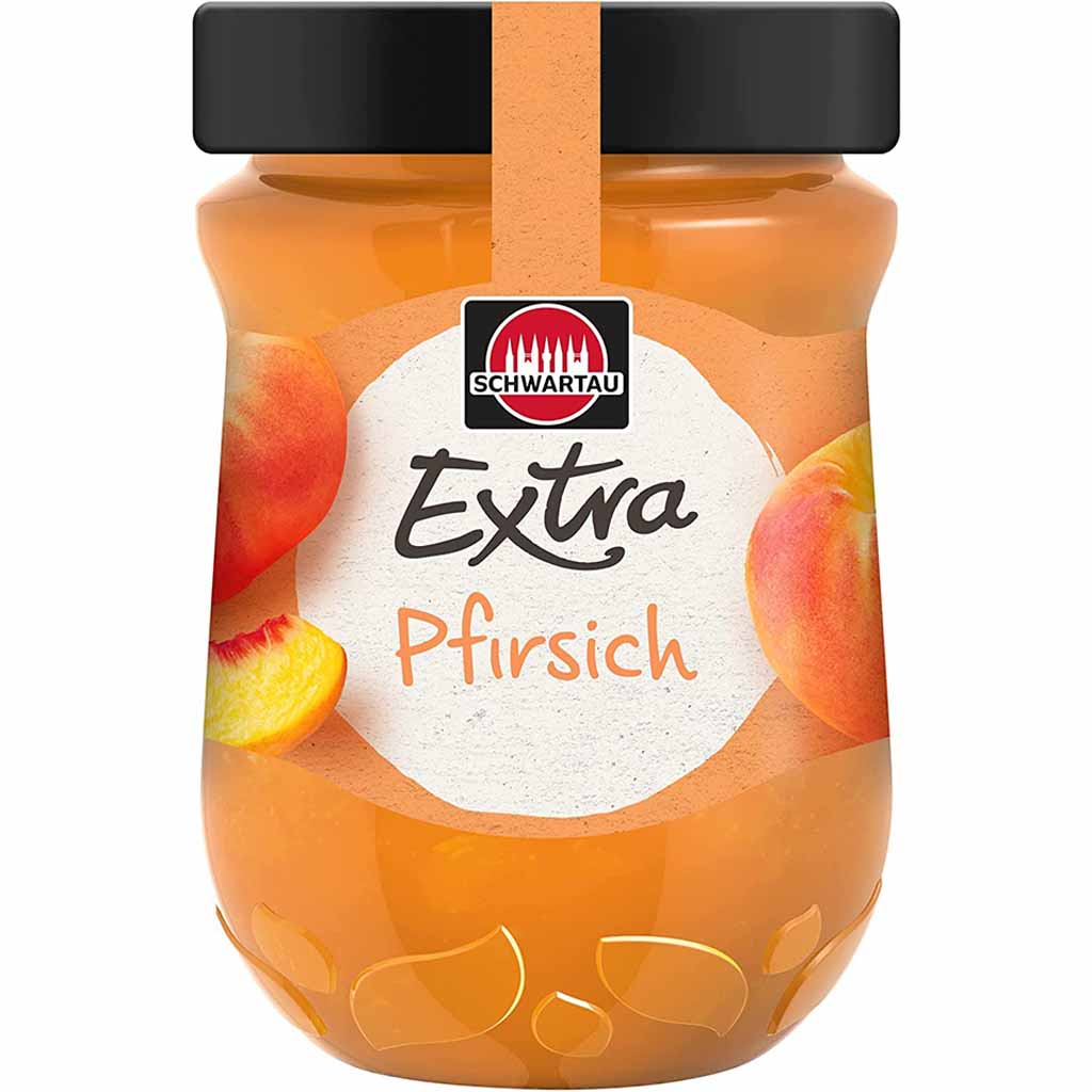 Schwartau Extra Konfitüre Pfirsich 340g MHD:1.6.26