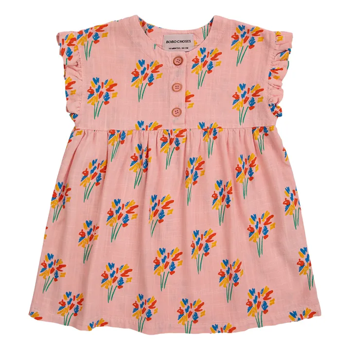 Bobo Choses Robe Volants Feux d'Artifices | Rose
