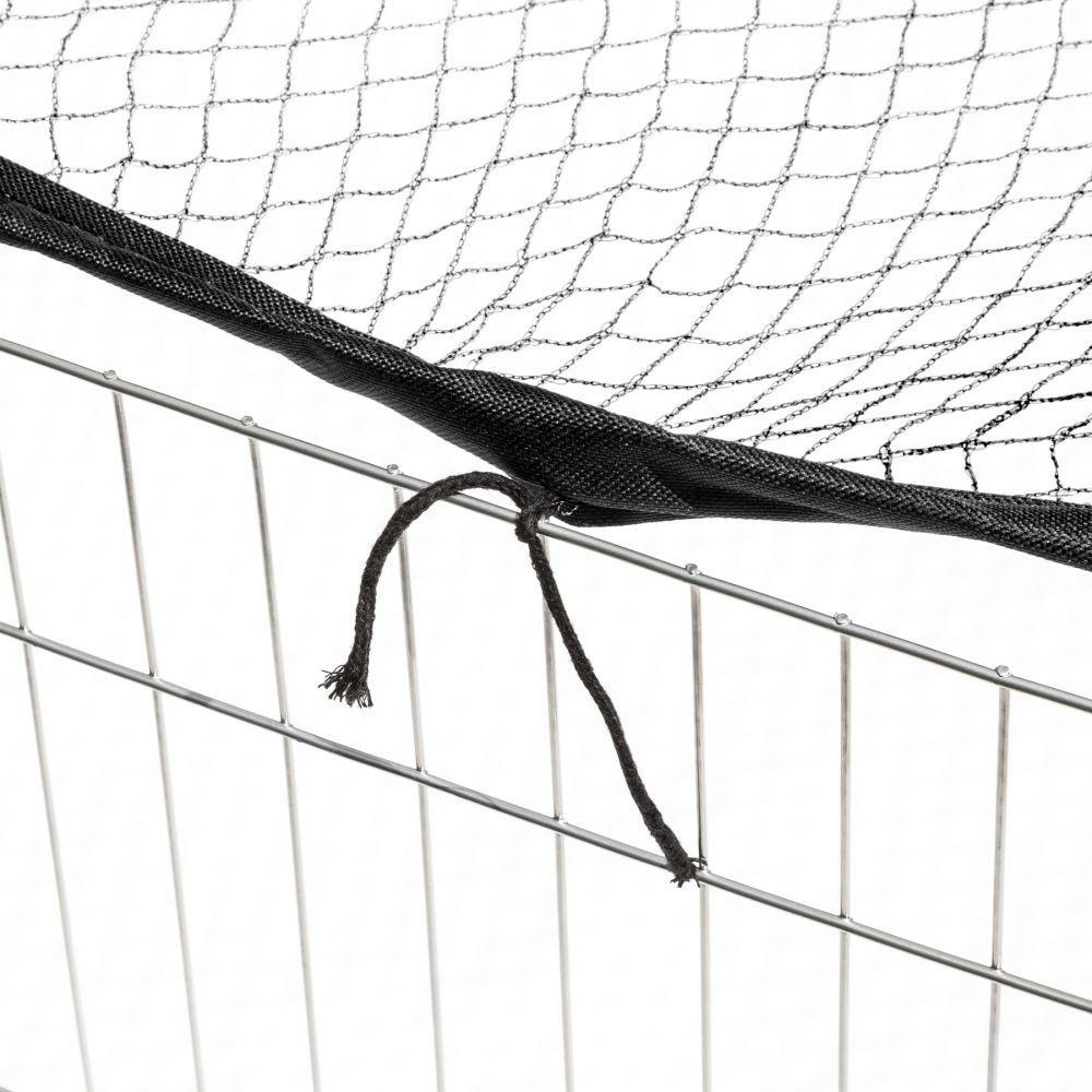 Enclos pour rongeurs filet de protection diamètre 145 cm noir