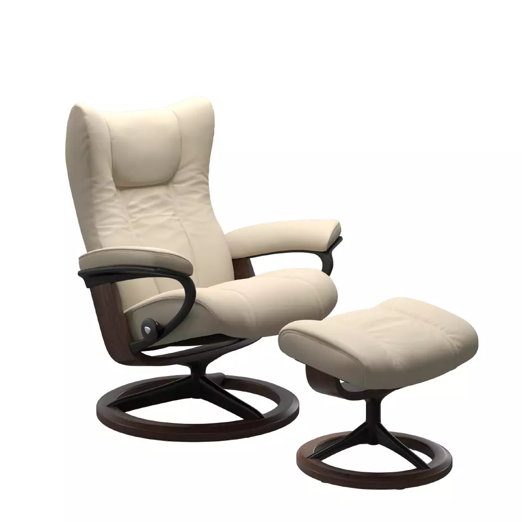 Sessel mit Hocker Wing Signature