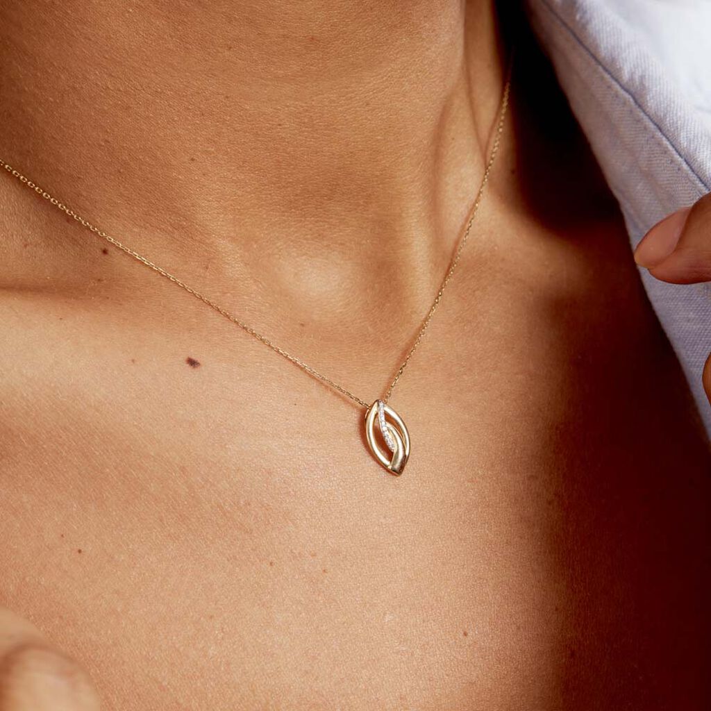 Collier Or Jaune Sven Diamant