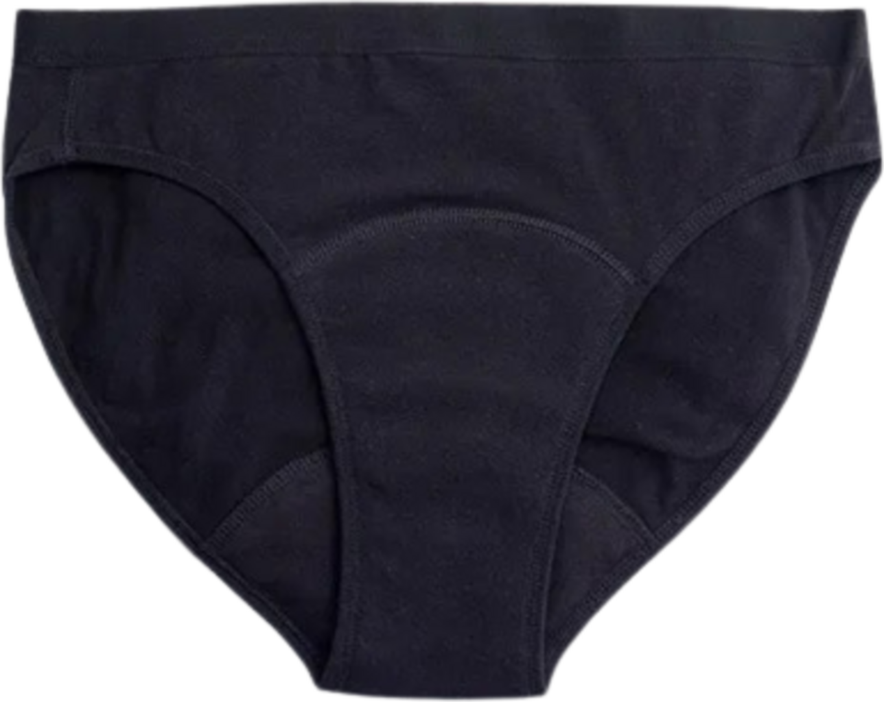 Imse  Bikini Periodenslip Medium Flow Schwarz, M
