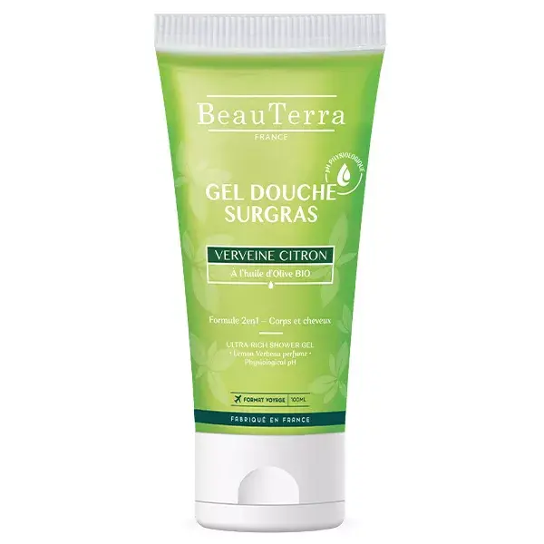 Gel de Banho Beauterra Surgas com Verbena e Limão 100ml