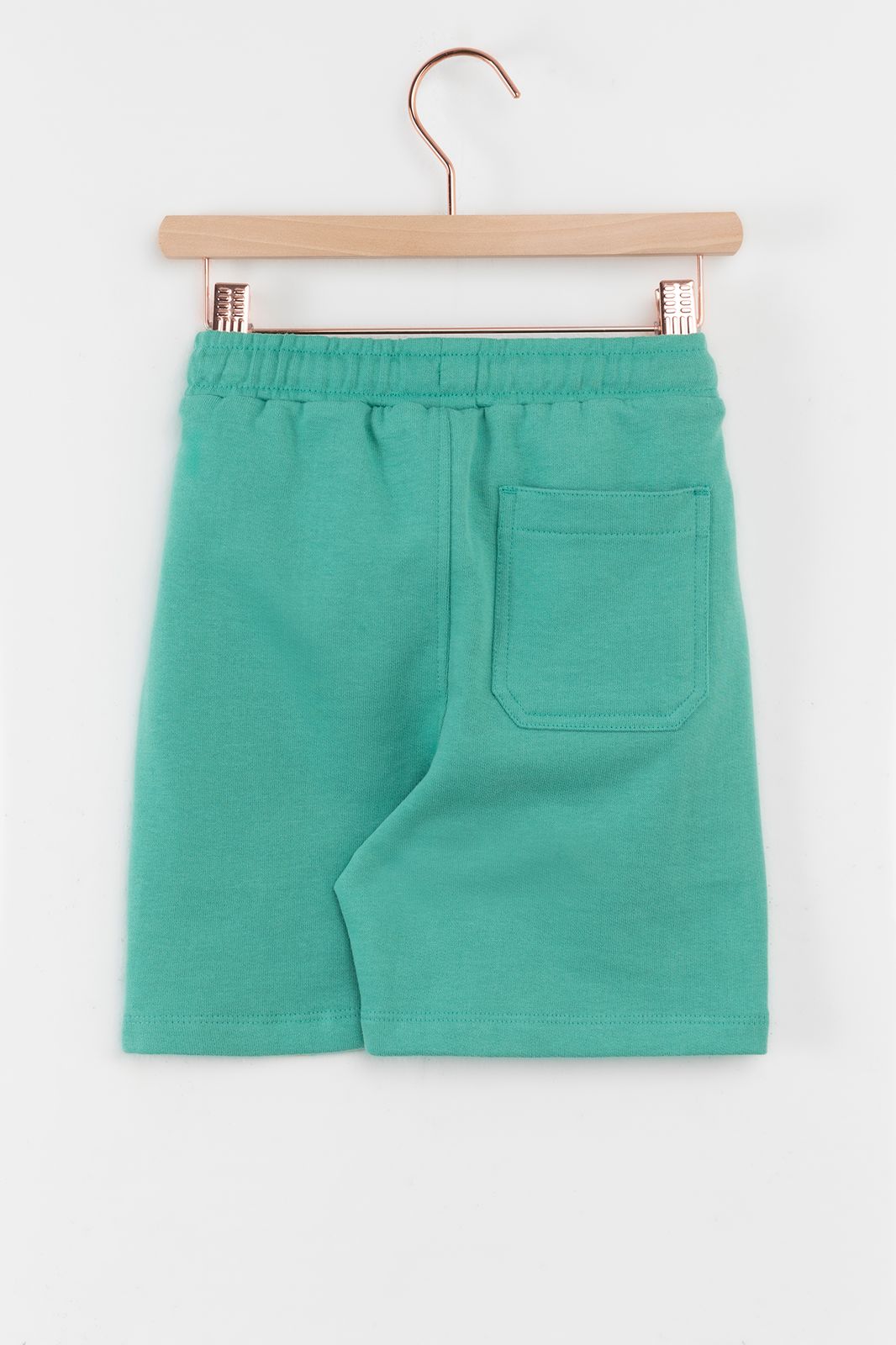 Turquoise jogger shorts