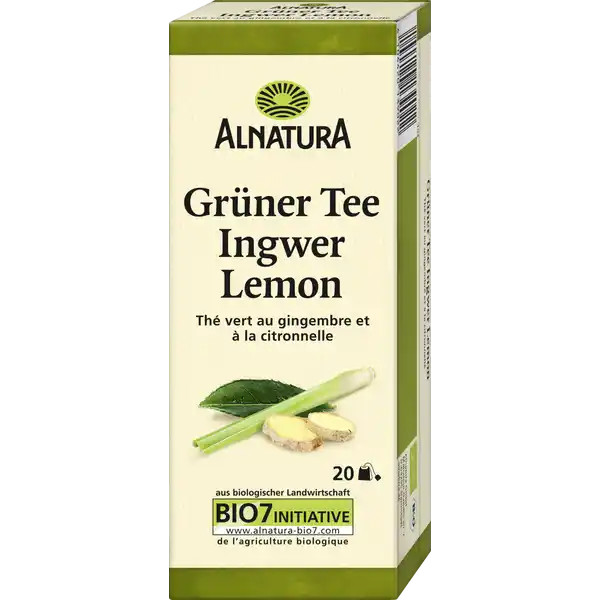 Bio Grüner Tee Ingwer Lemon