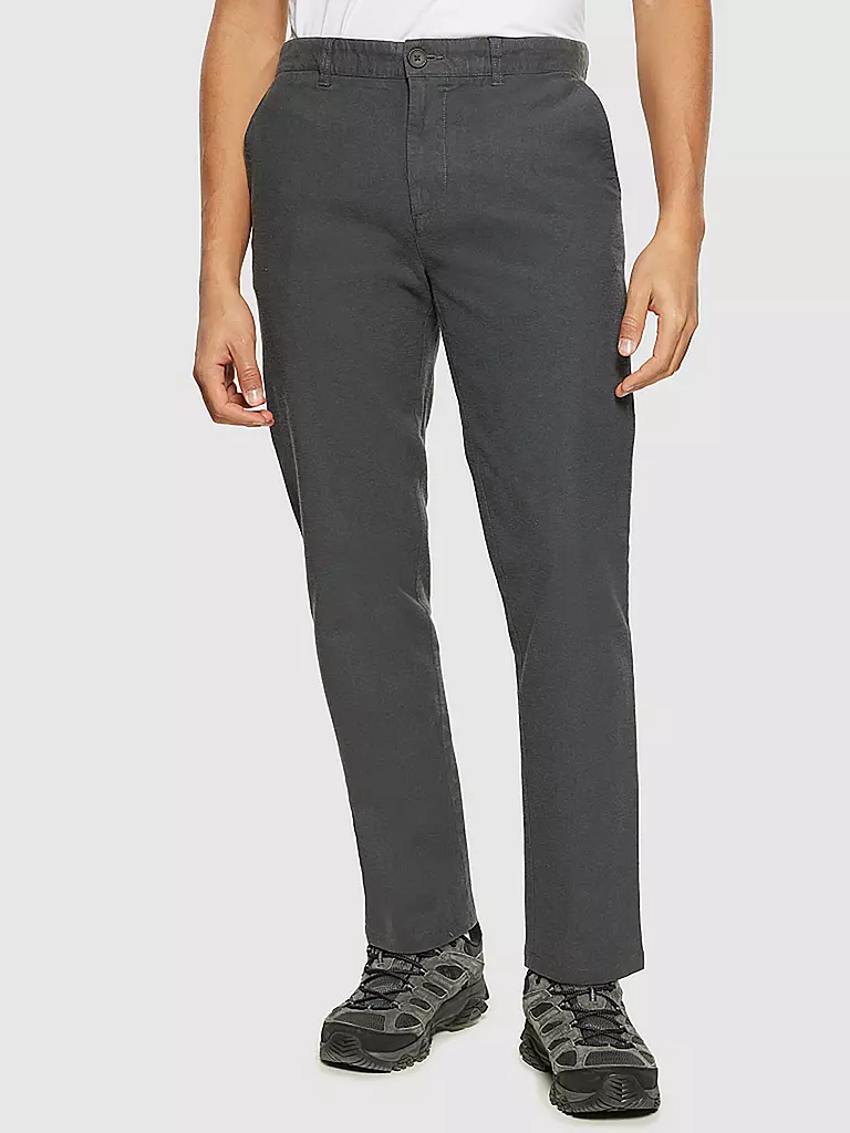KNOWLEDGE COTTON APPAREL Chino CHUCK  grau