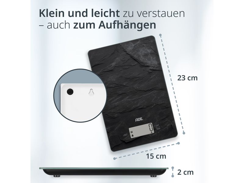 ADE Küchenwaage Julia Schiefer Digitale Küchenwaage
