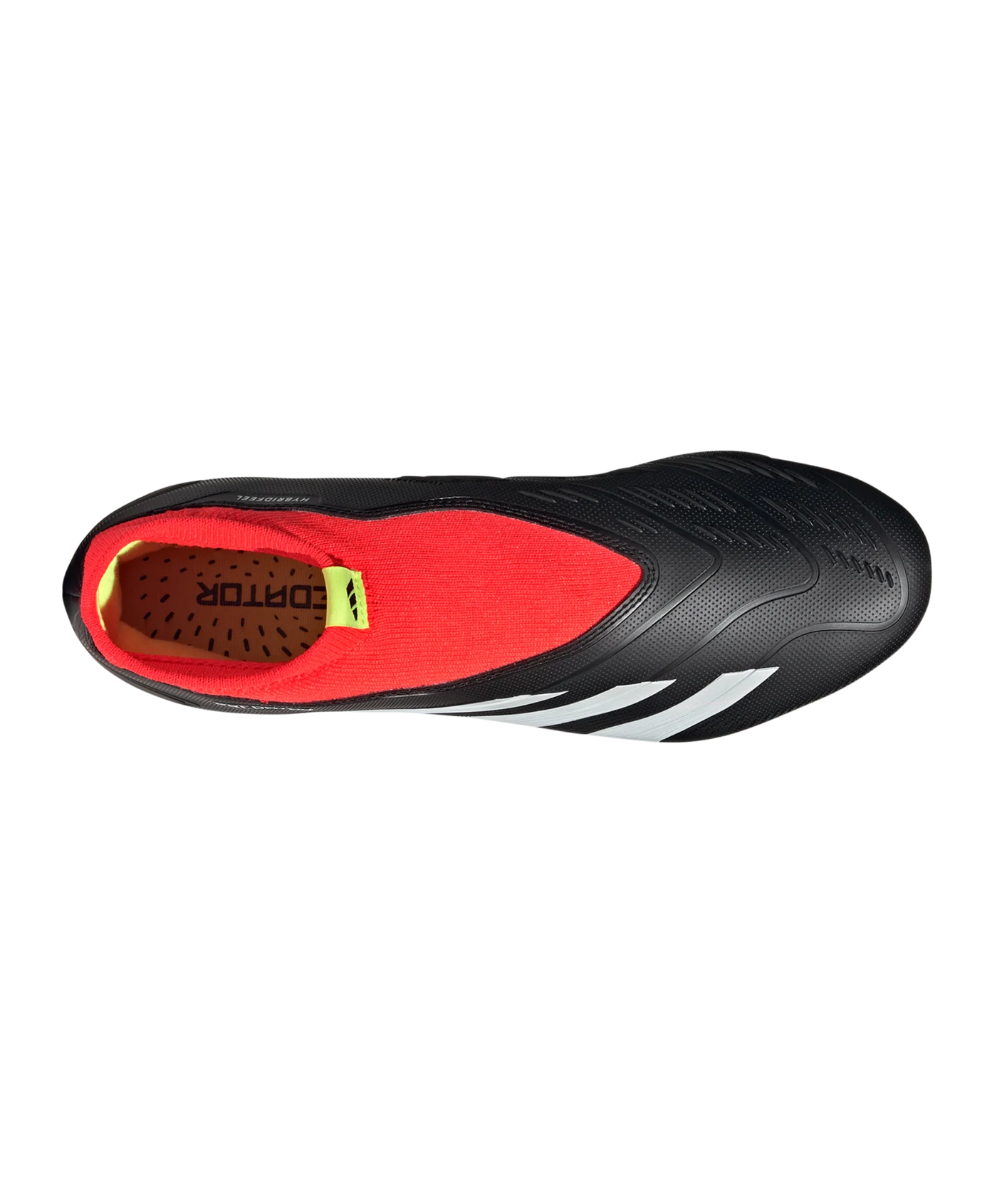 adidas Predator League LL FG Solar Energy Schwarz Weiss Rot