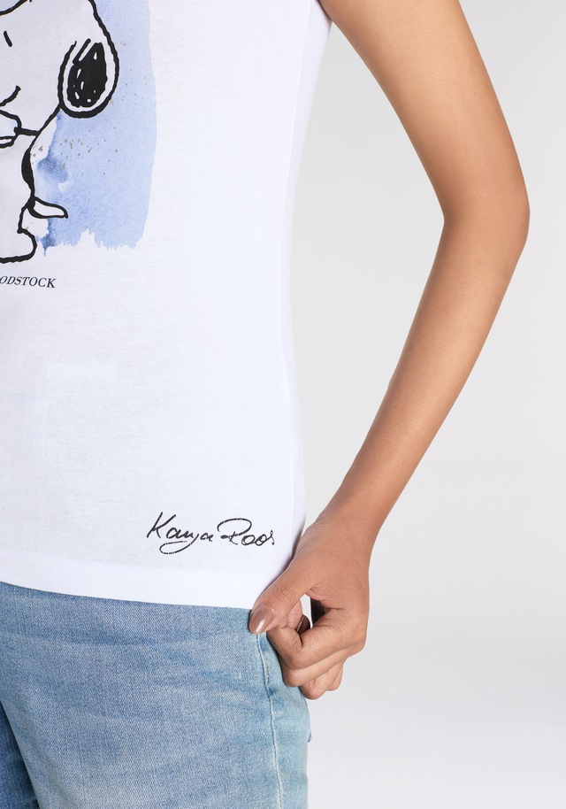 KangaROOS Kurzarmshirt , mit lizensiertem Snoopy Print Originaldesign