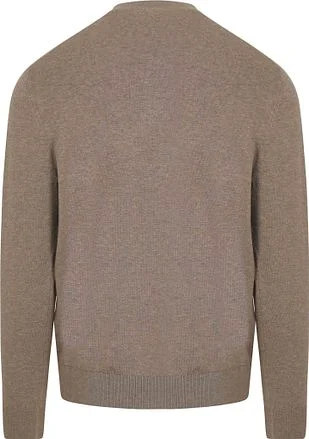 Profuomo Pullover Luxury Basic Taupe PPWJ10001C-H3 kopen