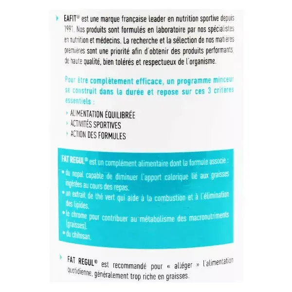 Eafit Fat Regul Active Slimming 90 comprimidos