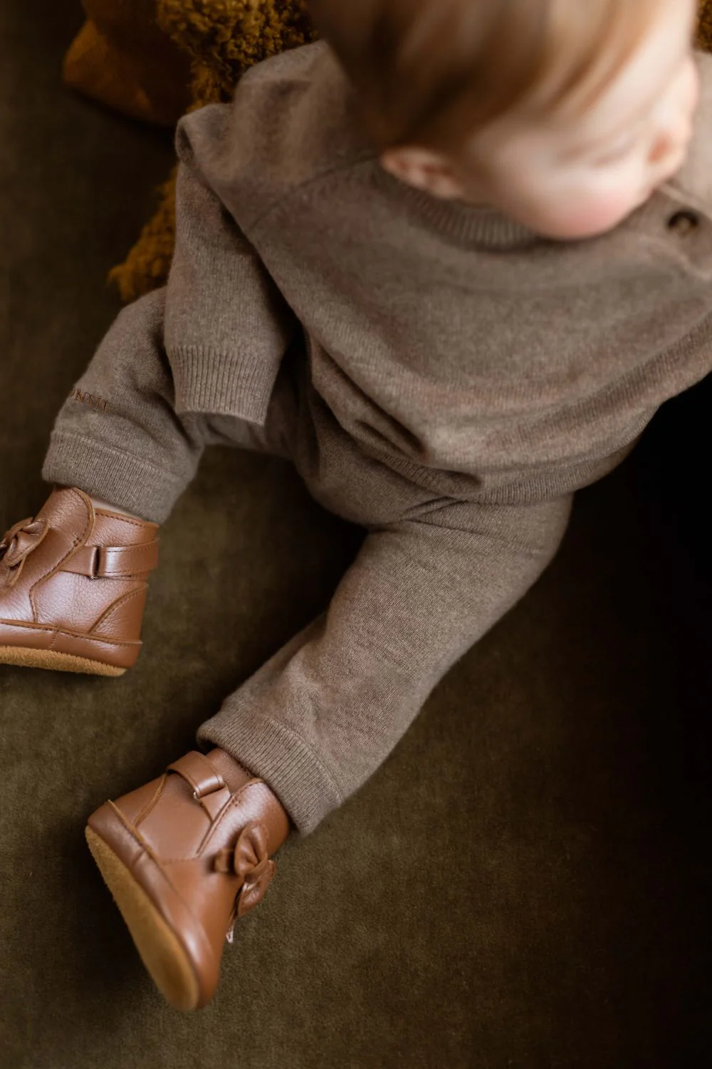 Sevijn Cashmere Wool Trousers | Dusty Brown