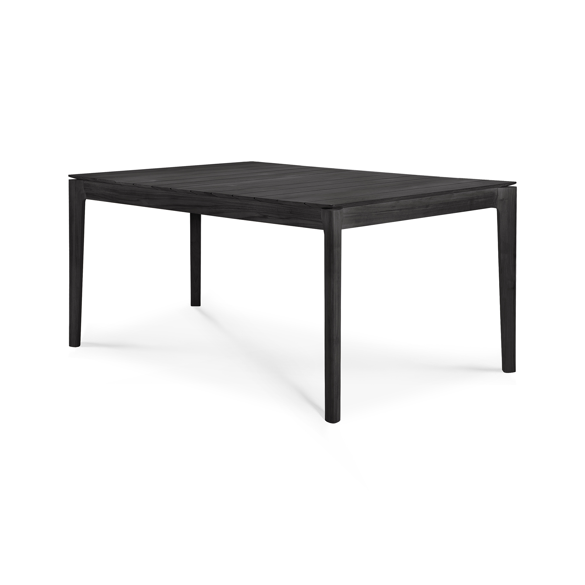 Teak Bok tuintafel - zwart - 162x80