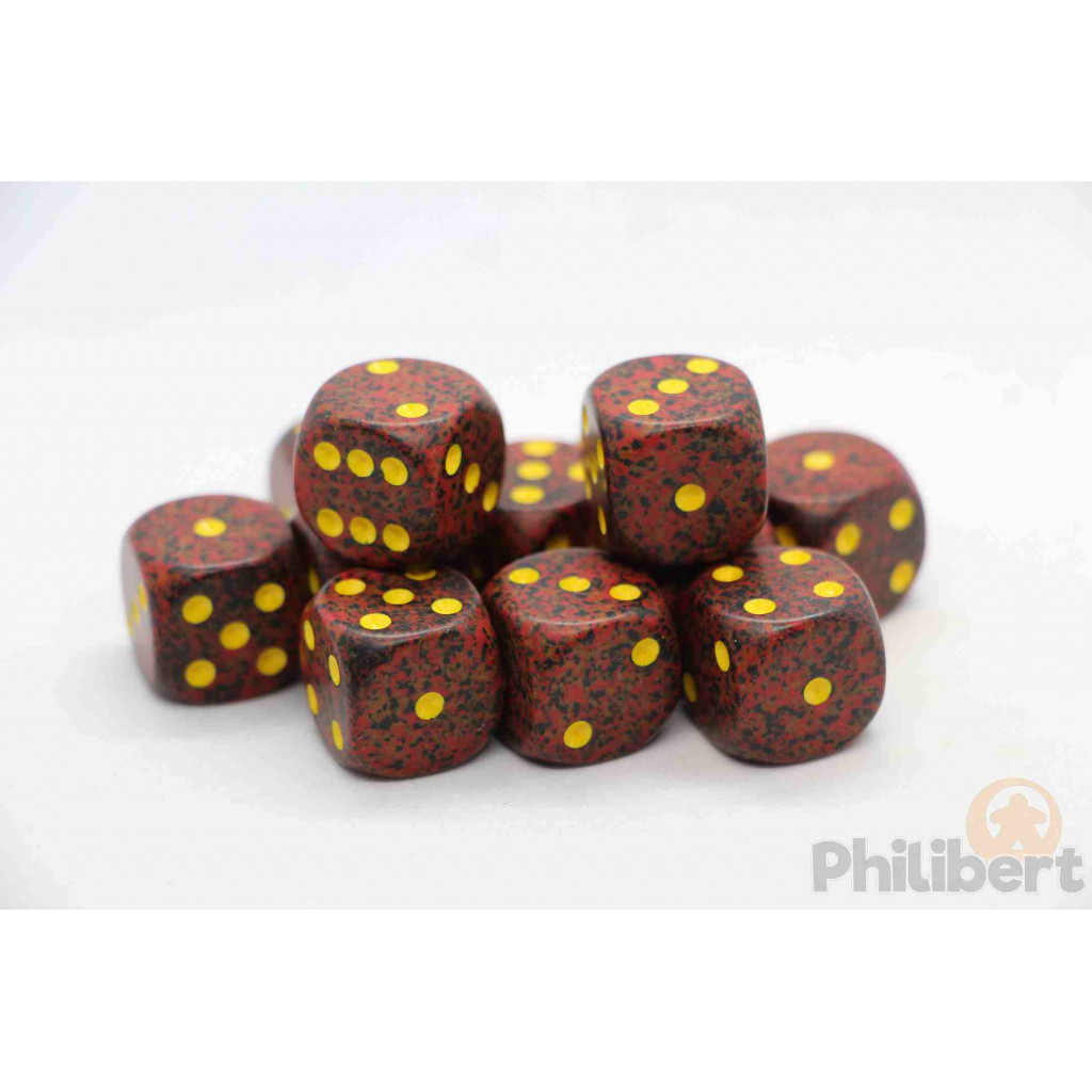 Set de 12 Dés 6 Faces Speckled