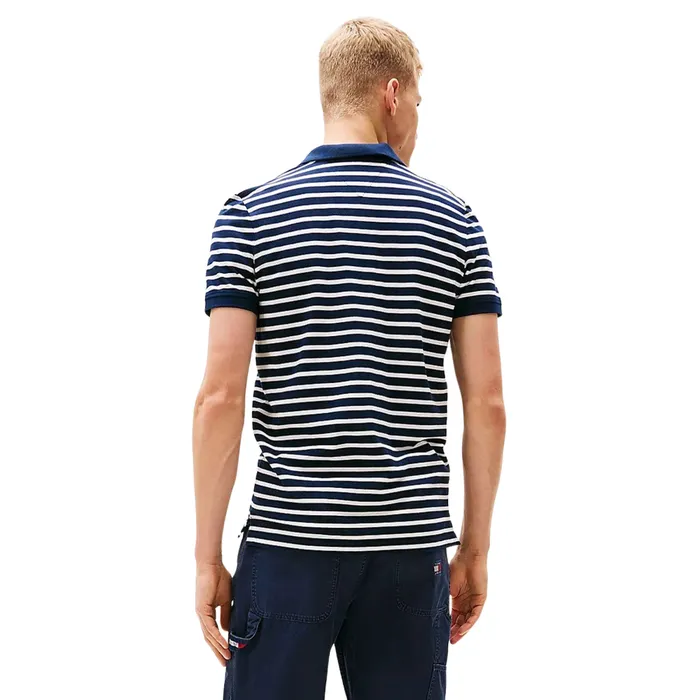 Tommy Hilfiger Slim Placket Flag Polo Heren