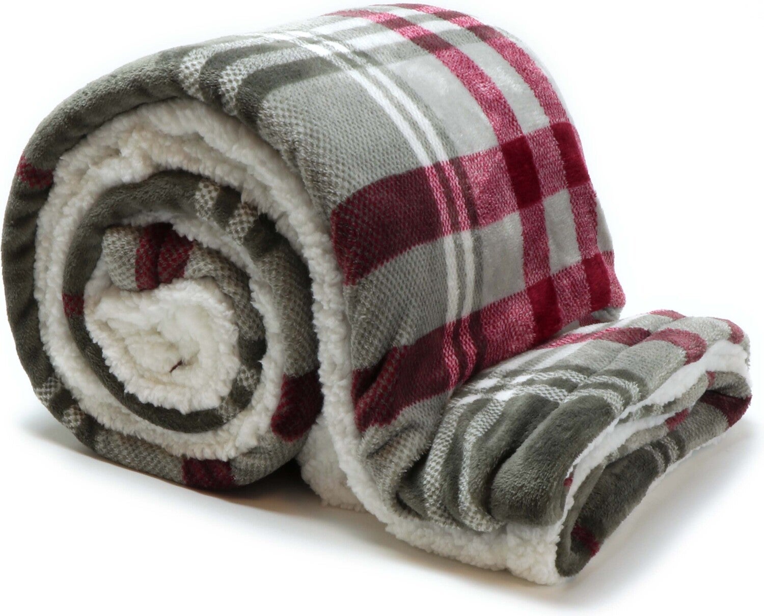 Unique Living plaid Larsson grijs 150 x 200 x 10 cm