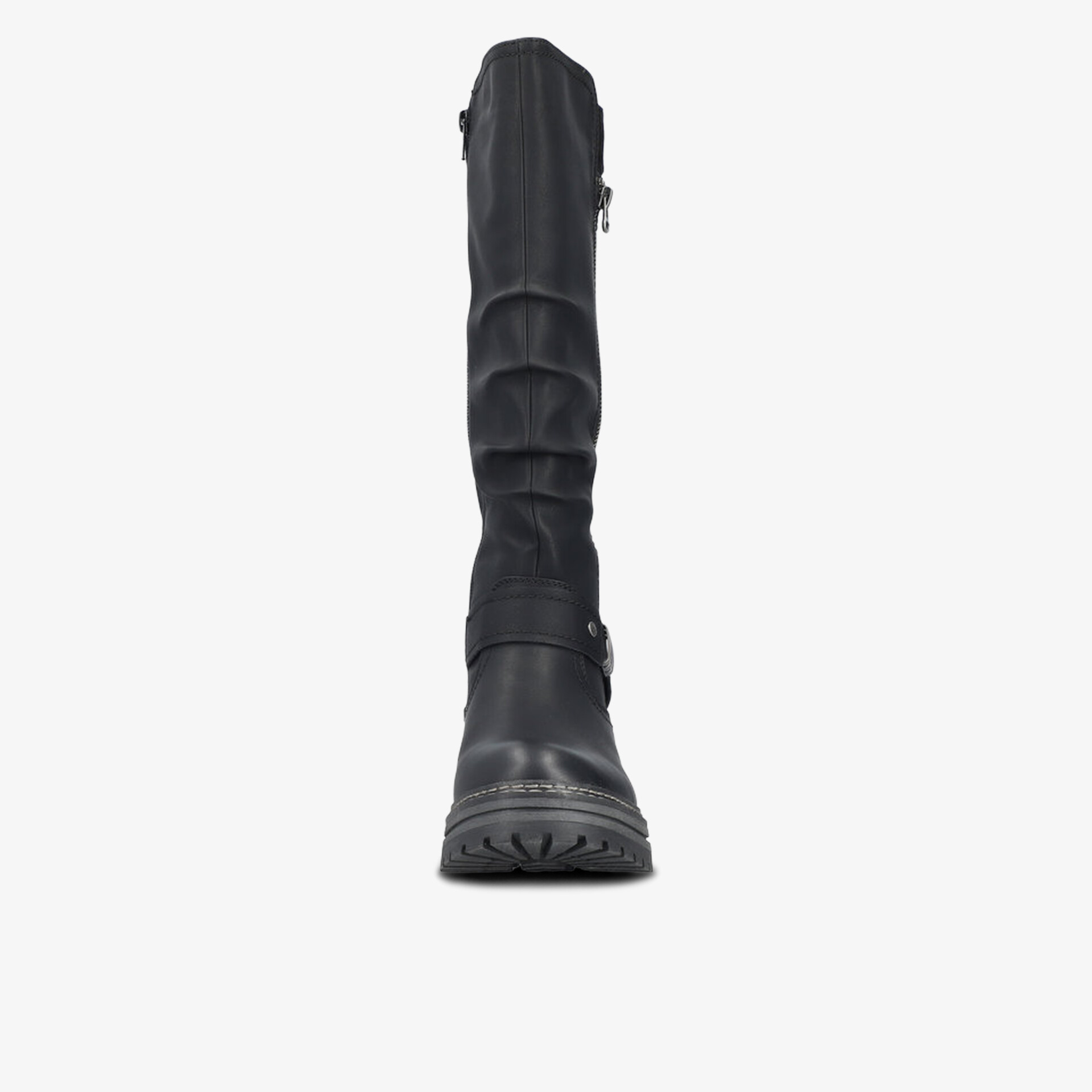 rieker Damen klassische Stiefel schwarz