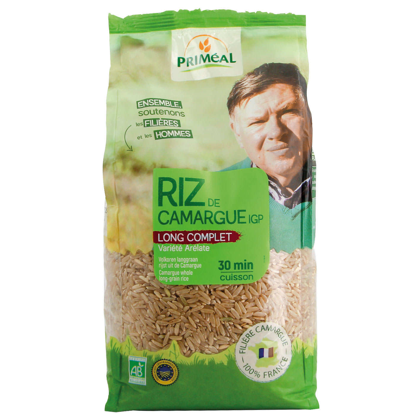 Riz long complet de Camargue bio