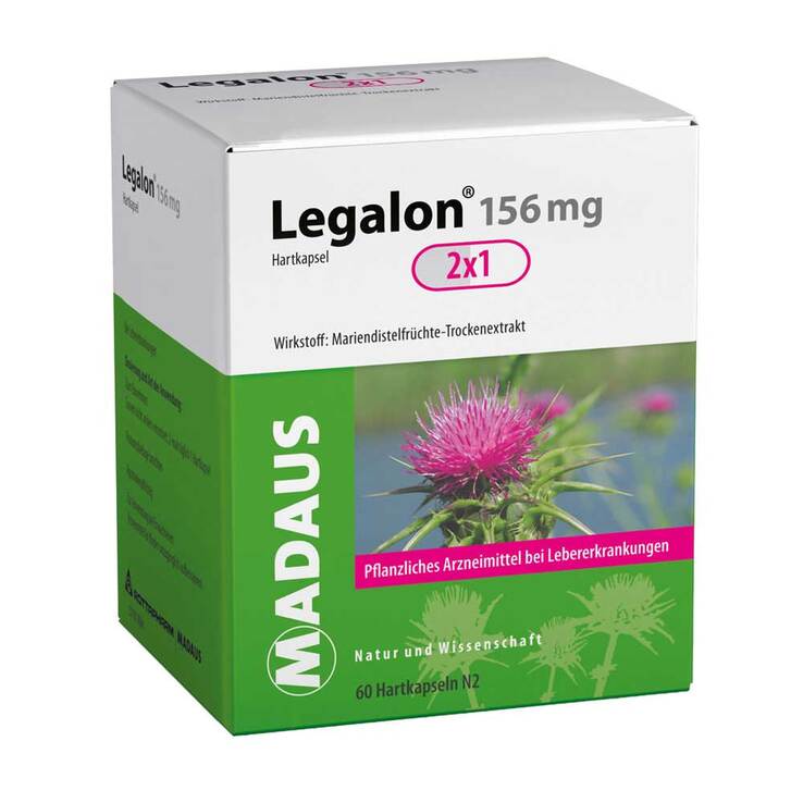 Legalon Madaus 156 mg Hartkapseln, 60 St