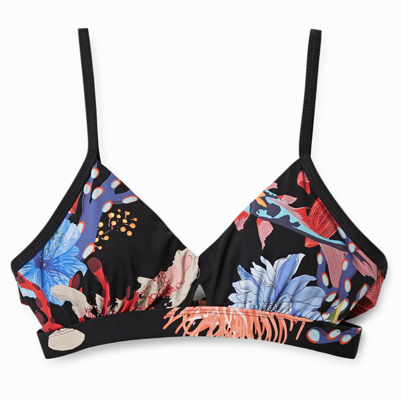 Desigual Haut de maillot de bain June noir