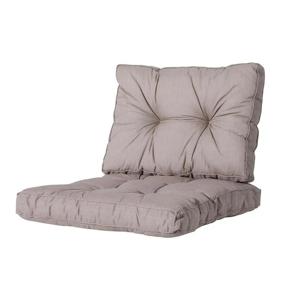 Madison - Florance Rugkussen Basic taupe - Ca. 43x60 cm - Set van 2