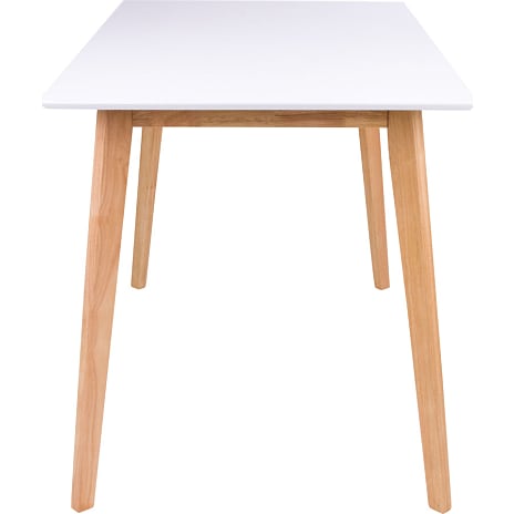 Pinto spisebord - hvid og træ
