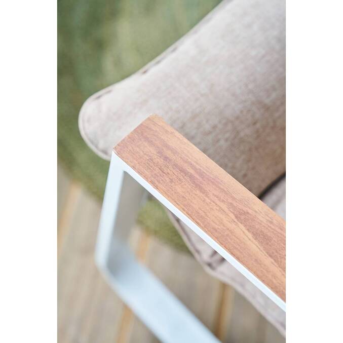 Fauteuil à bascule FELINIO Taupe