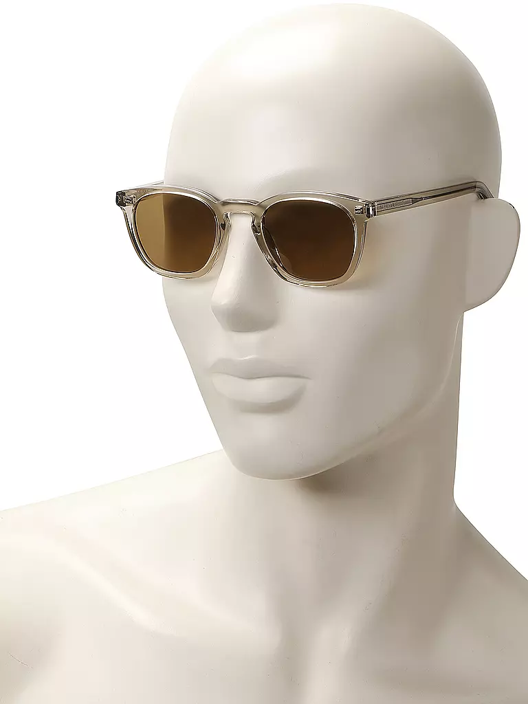 SAINT LAURENT Sonnenbrille SL28 METAL beige