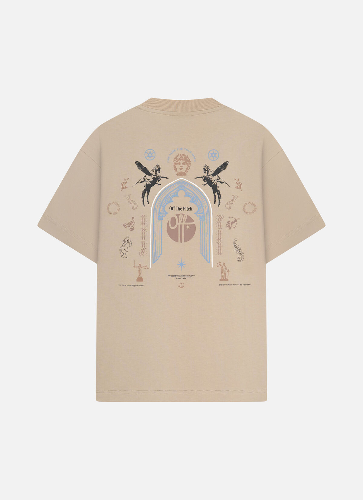 Off The Pitch Sacred T-Shirt Heren Beige