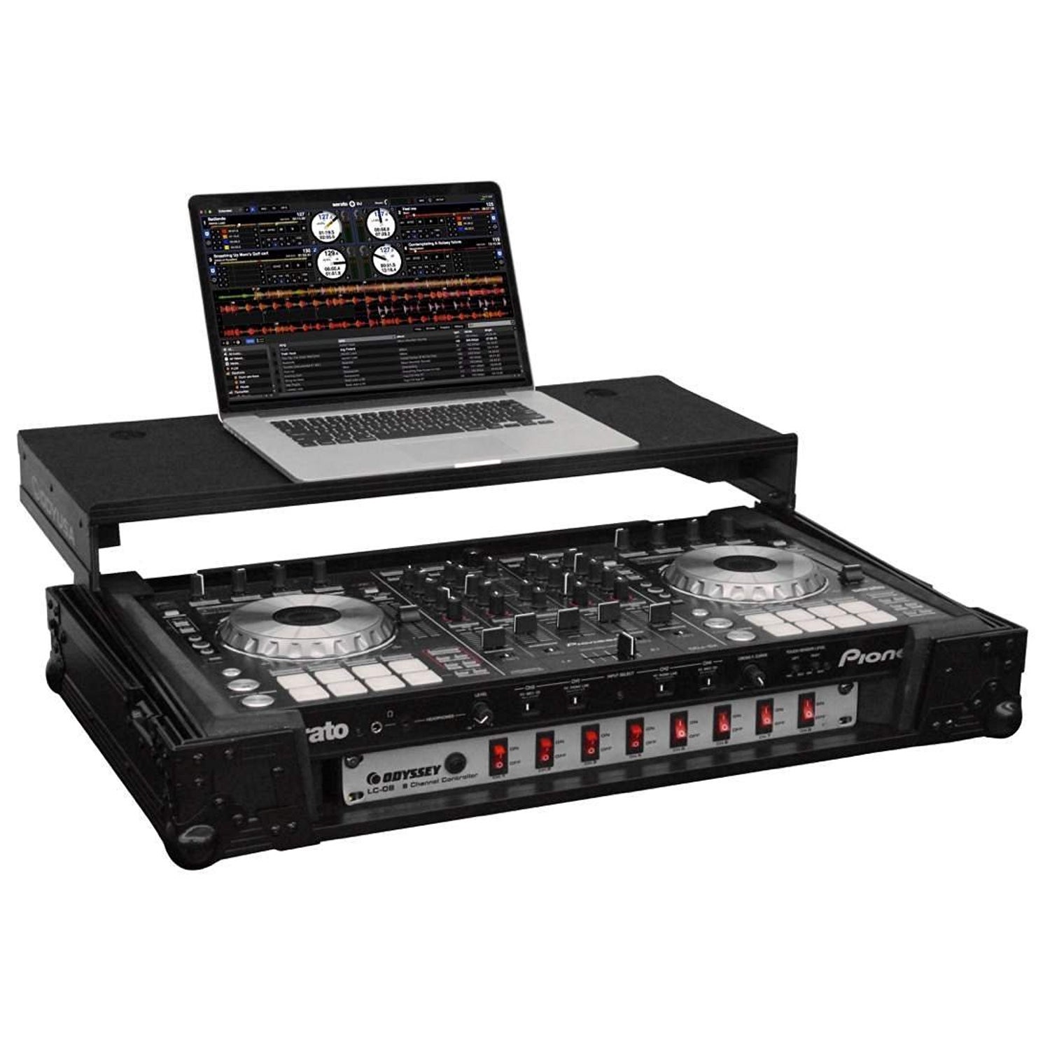 Odyssey FZGSPIDDJSX3BL flightcase voor Pioneer DDJ-RX/SX/SX2