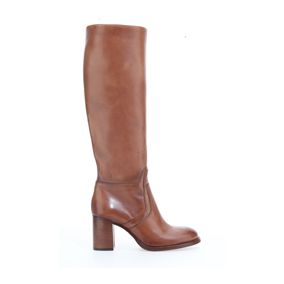 MJUS<br>Botas de couro com salto