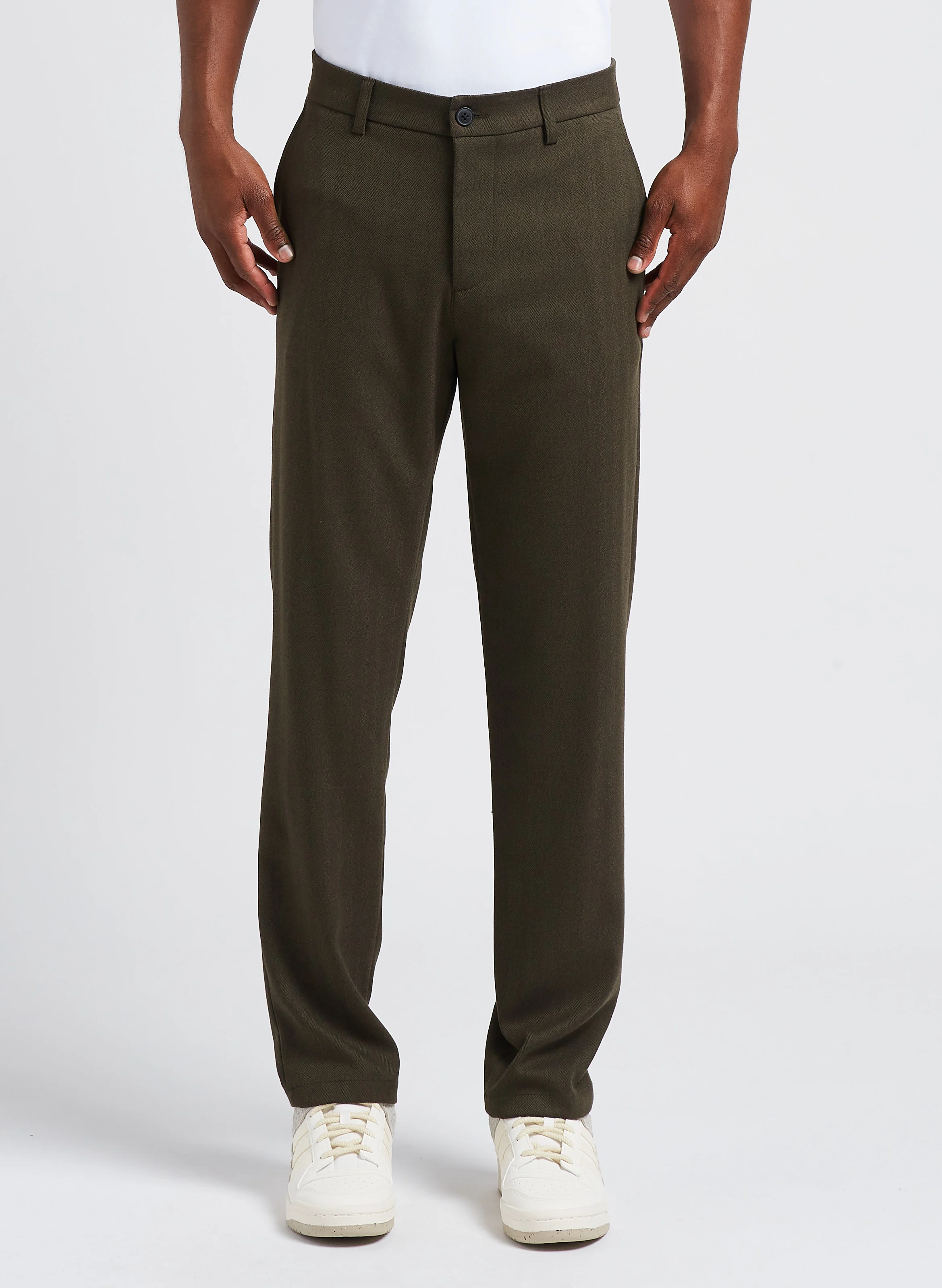 COMO REG - Pantalon de costume à chevrons | Multicolore