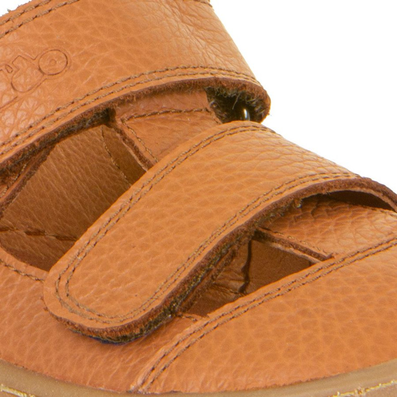 Froddo Froddo Barefoot Sandales Deux Scratchs Cognac