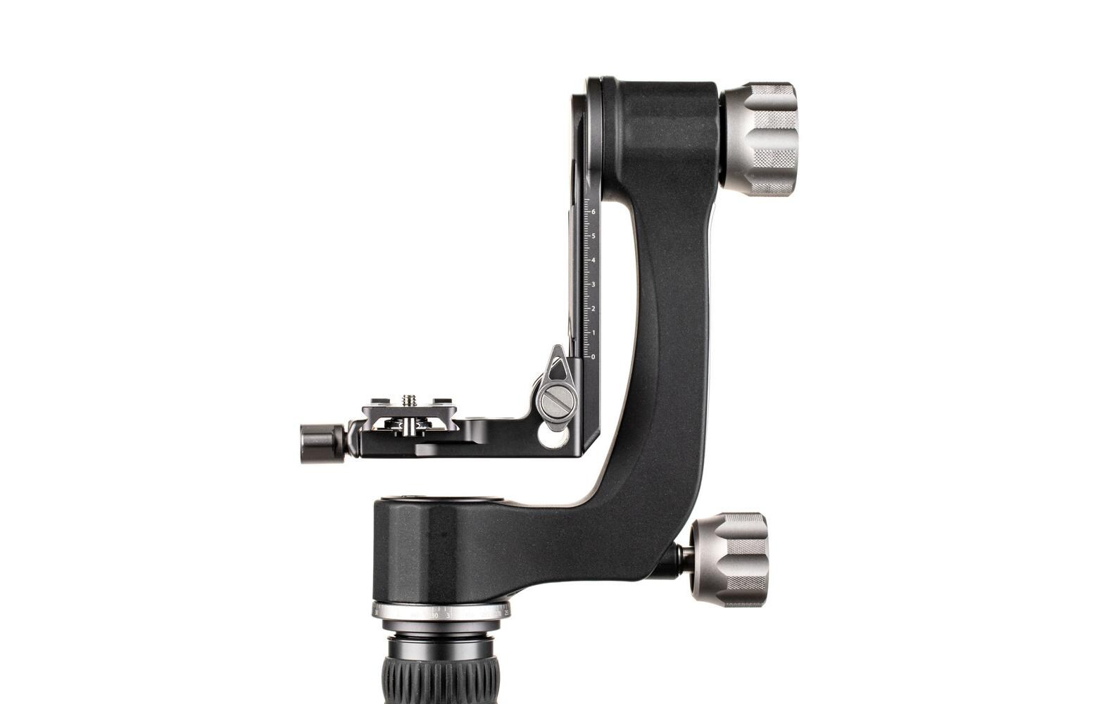 Gimbal Kopf GH2N<br>Robuster Gimbal-Kopf mit vielen Funktionen, geeignet für Sport-, Action- und Wildlife-Aufnahmen