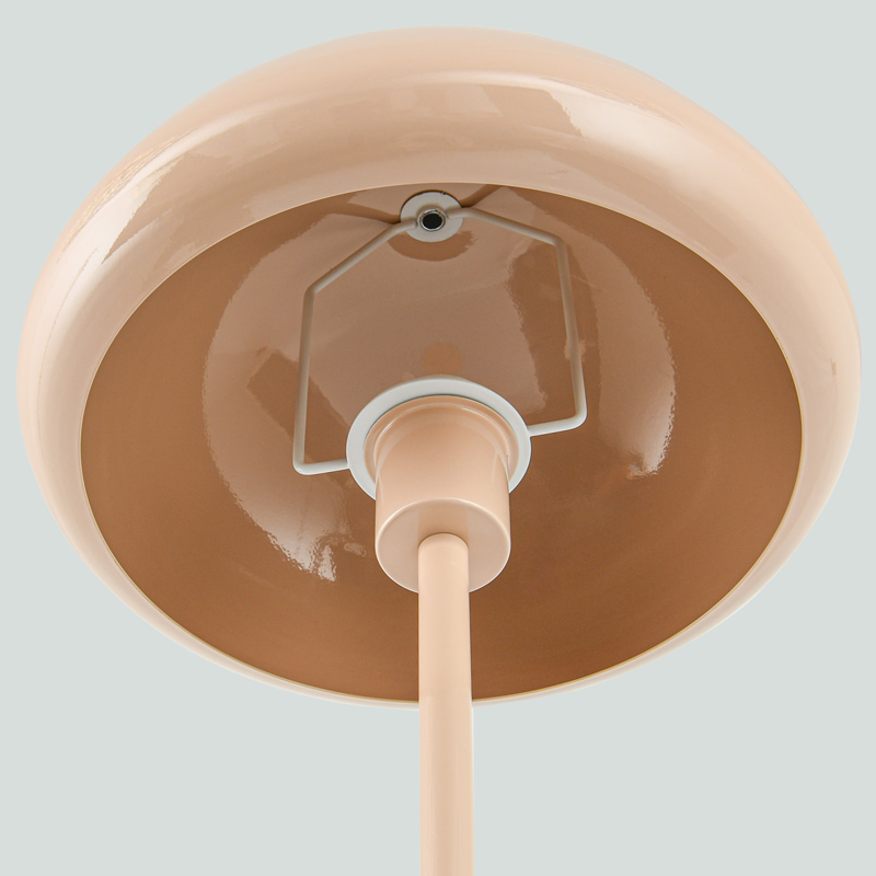 Lampadaire 'Liam' en métal coloré beige