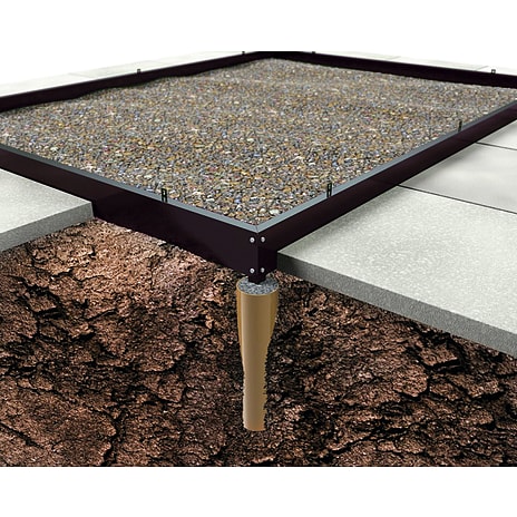 Halls Popular 106 fundament 6,2 m2 - sort