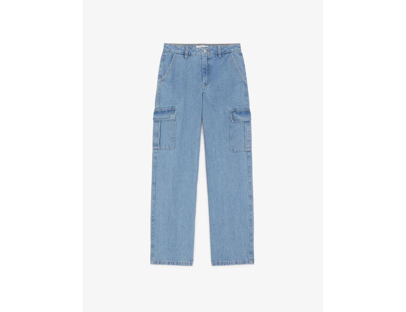 Jean cargo bleu