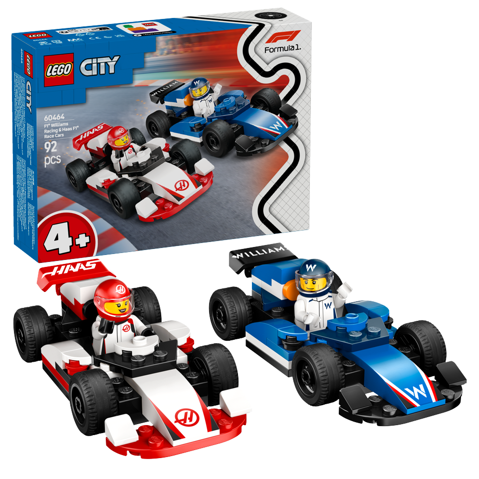 LEGO - LEGO City - F1® Williams Racing og Haas F1® Racerbiler (60464)