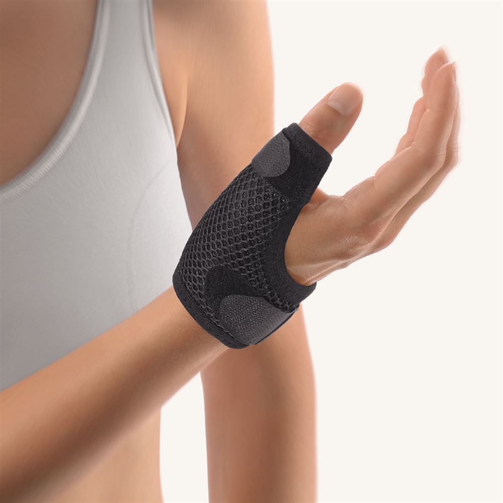 BORT SOFT Daumenschiene kurz<br>1 Stück, XS -15cm, schwarz