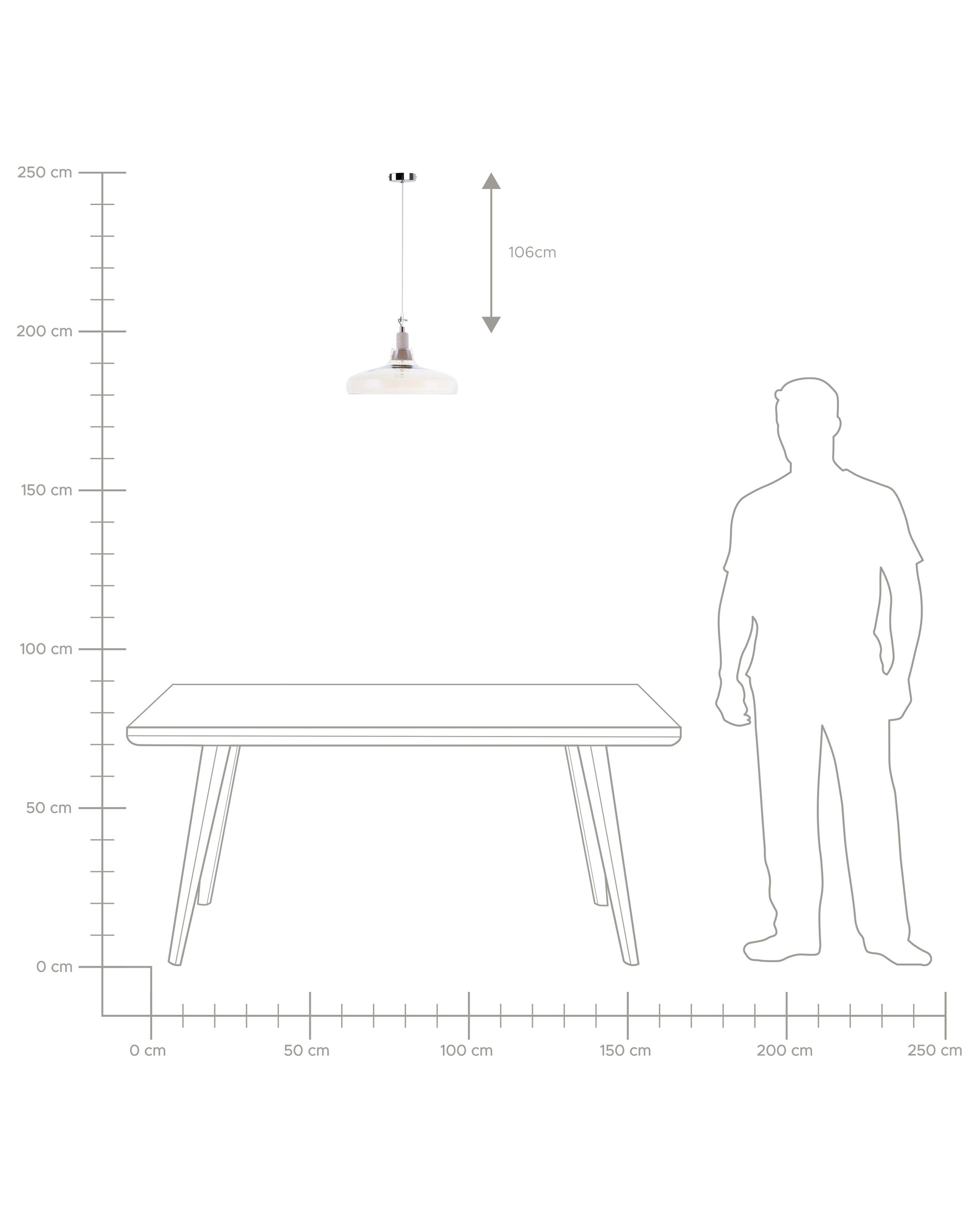 Hanglamp ALIKOS Glas Goud
