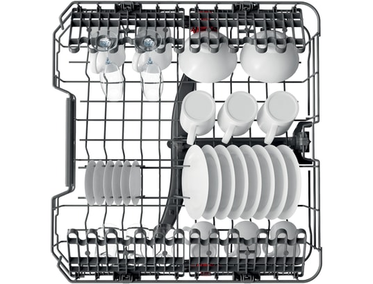 WHIRLPOOL - Lave vaisselle encastrable 60 cm WBC3C26, 8 programmes, bandeau blanc