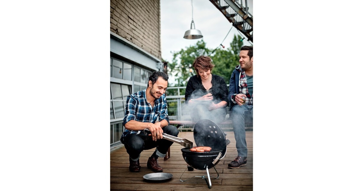 WeberSmokey Joe Premium houtskoolbarbecue  (Hoogglans zwart, Ø 37 cm)